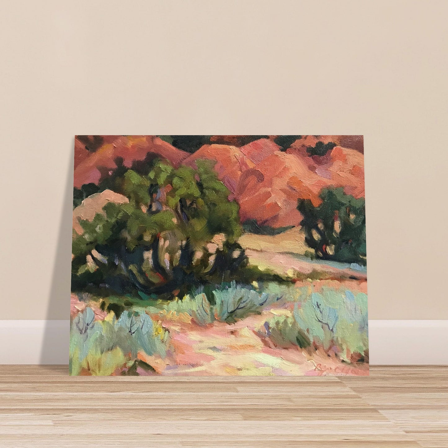 "Mesa at Ghost Ranch" 16x20 Museum-Quality Matte Paper Poster by Barbara Cleary Designs