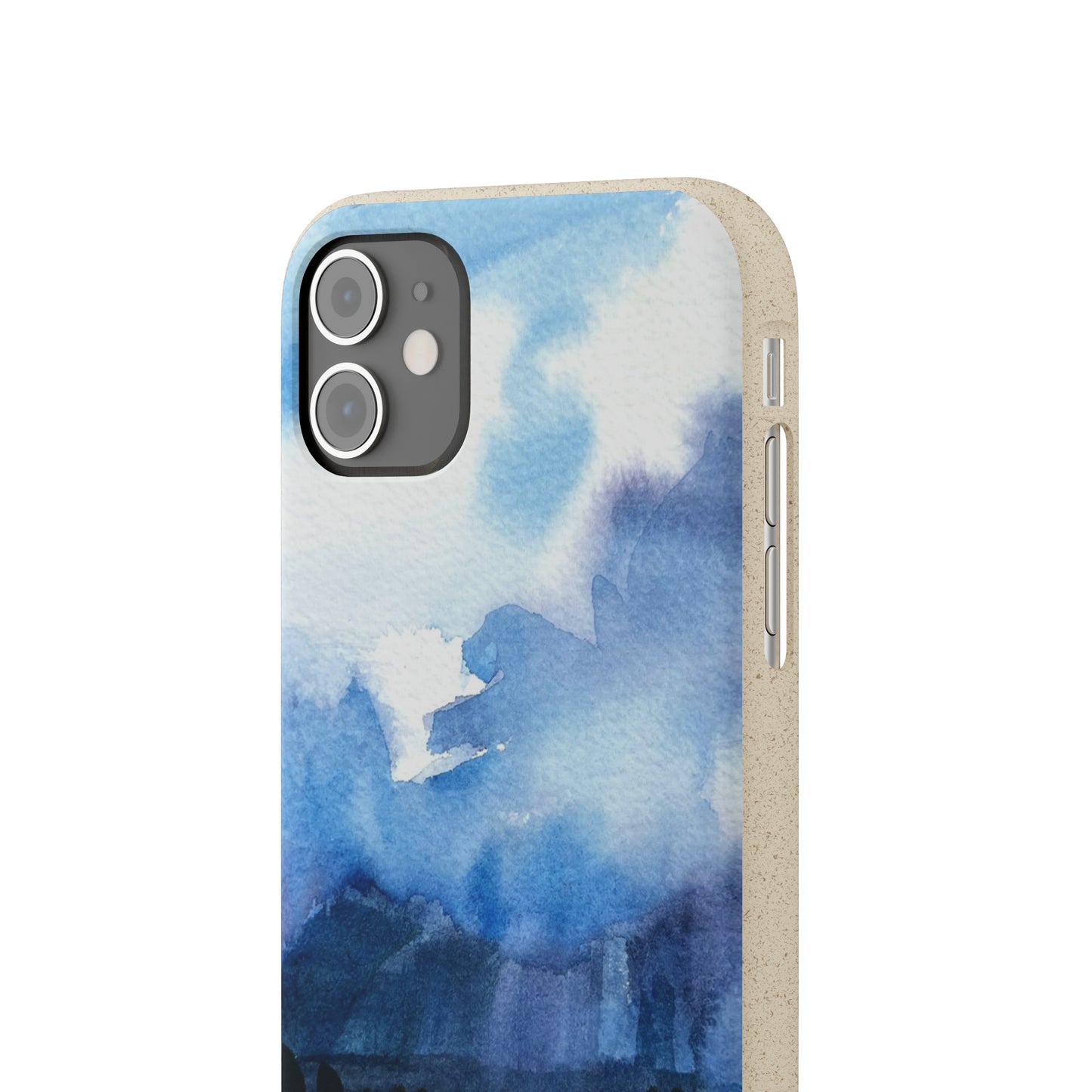 Biodegradable Phone Case with 'Tranquil Mountain View 4' Landscape Original Artwork by Barbara Cleary