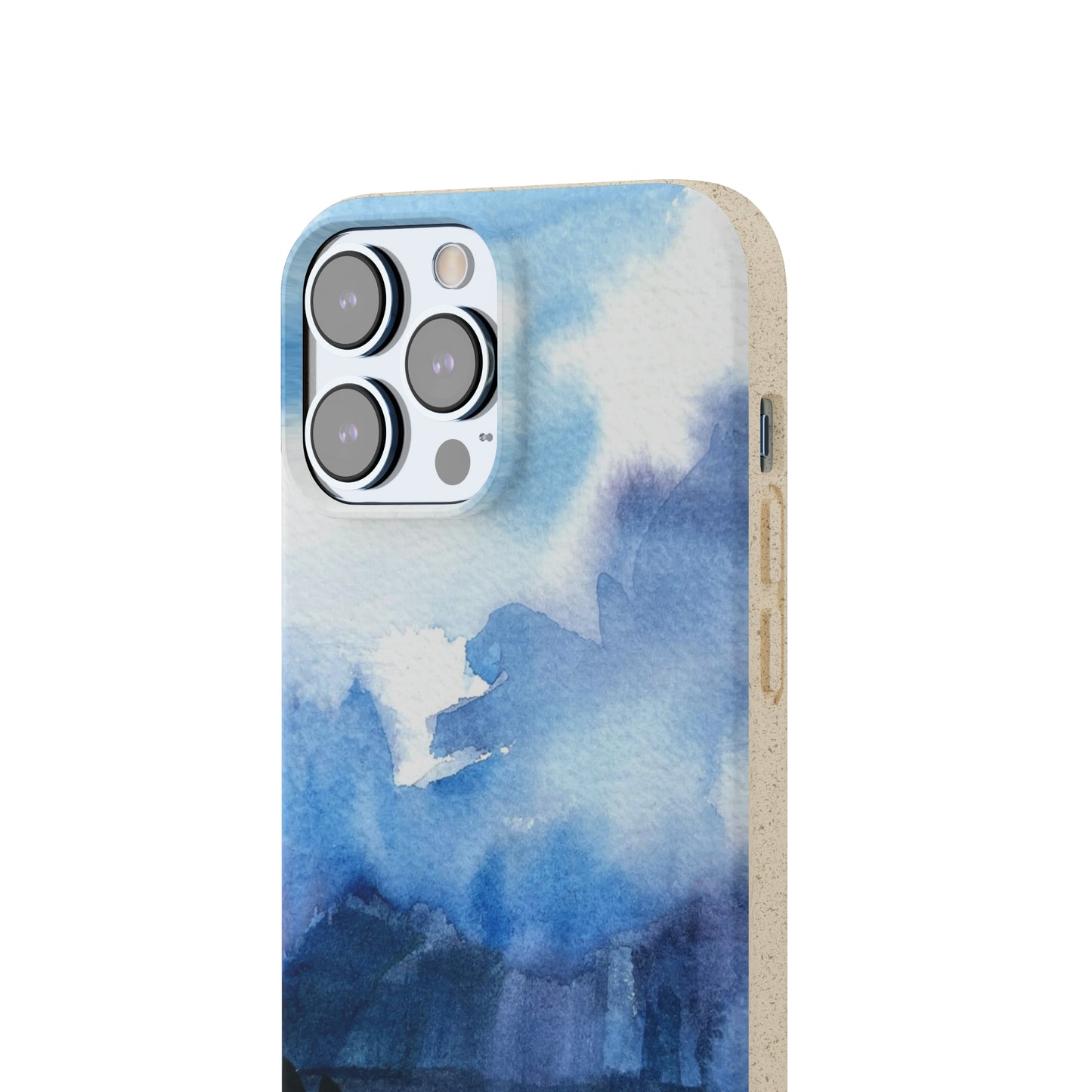 Biodegradable Phone Case with 'Tranquil Mountain View 4' Landscape Original Artwork by Barbara Cleary