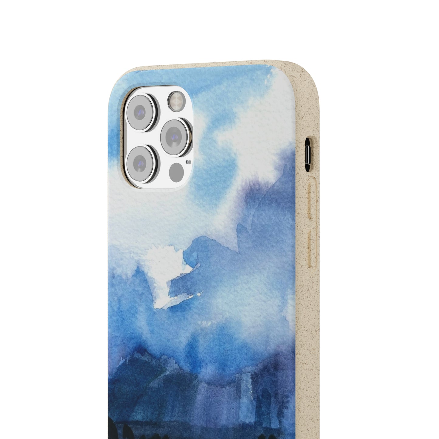 Biodegradable Phone Case with 'Tranquil Mountain View 4' Landscape Original Artwork by Barbara Cleary
