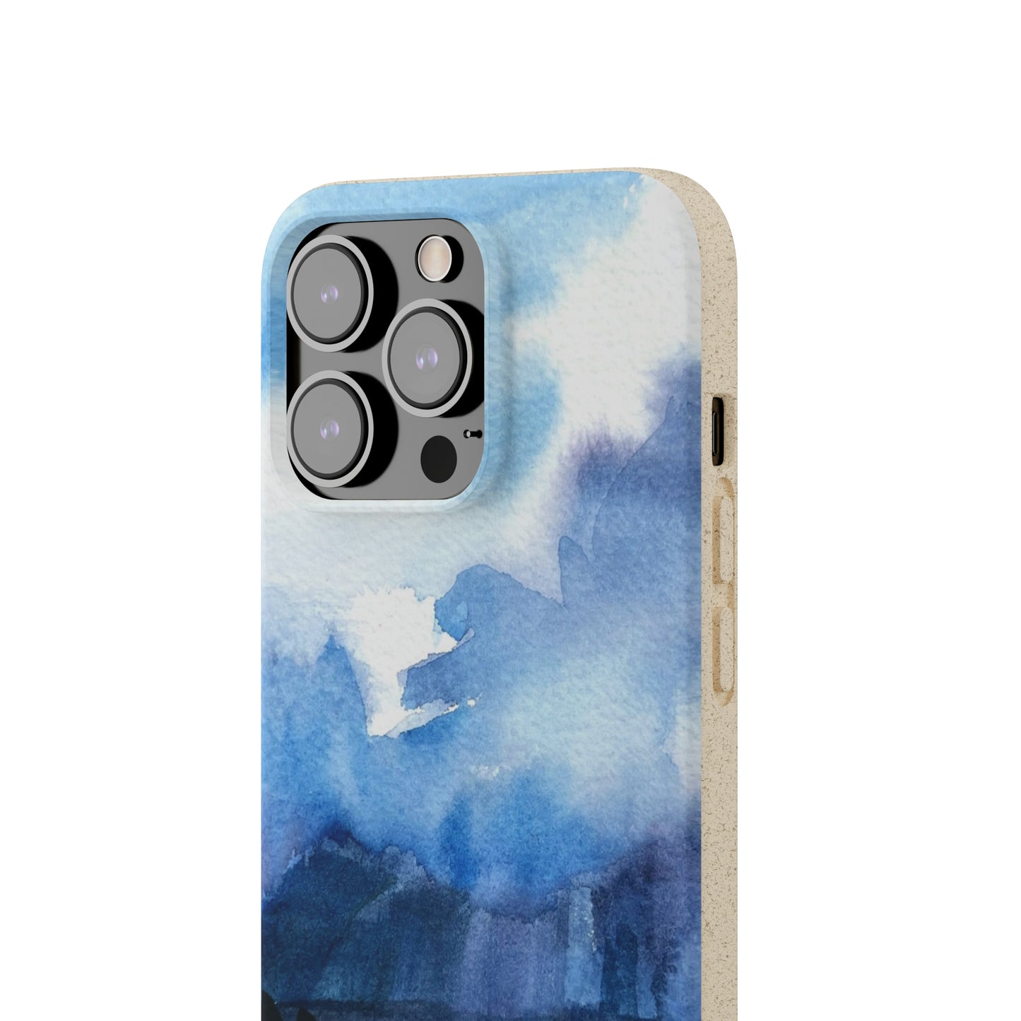 Biodegradable Phone Case with 'Tranquil Mountain View 4' Landscape Original Artwork by Barbara Cleary