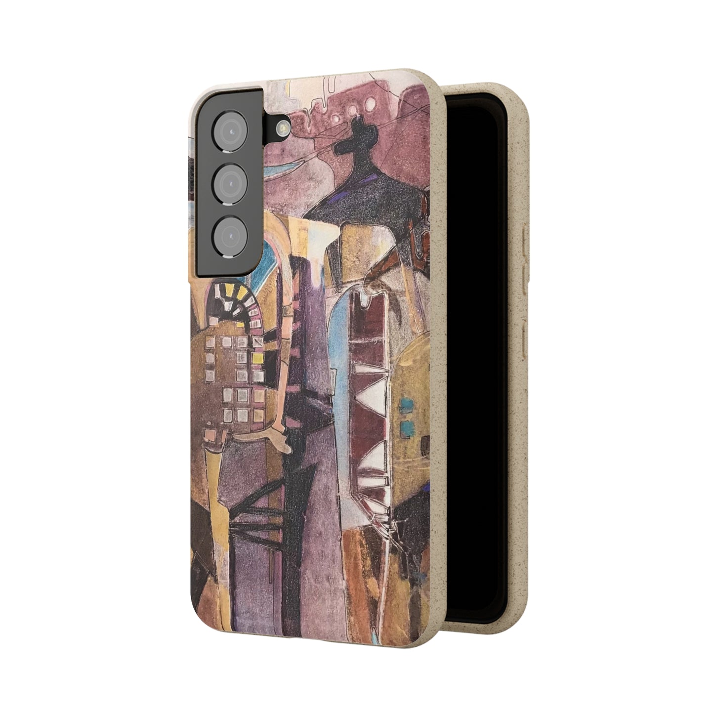 Biodegradable Phone Case with 'San Francisco De Asis' Abstract Original Artwork by Barbara Cleary