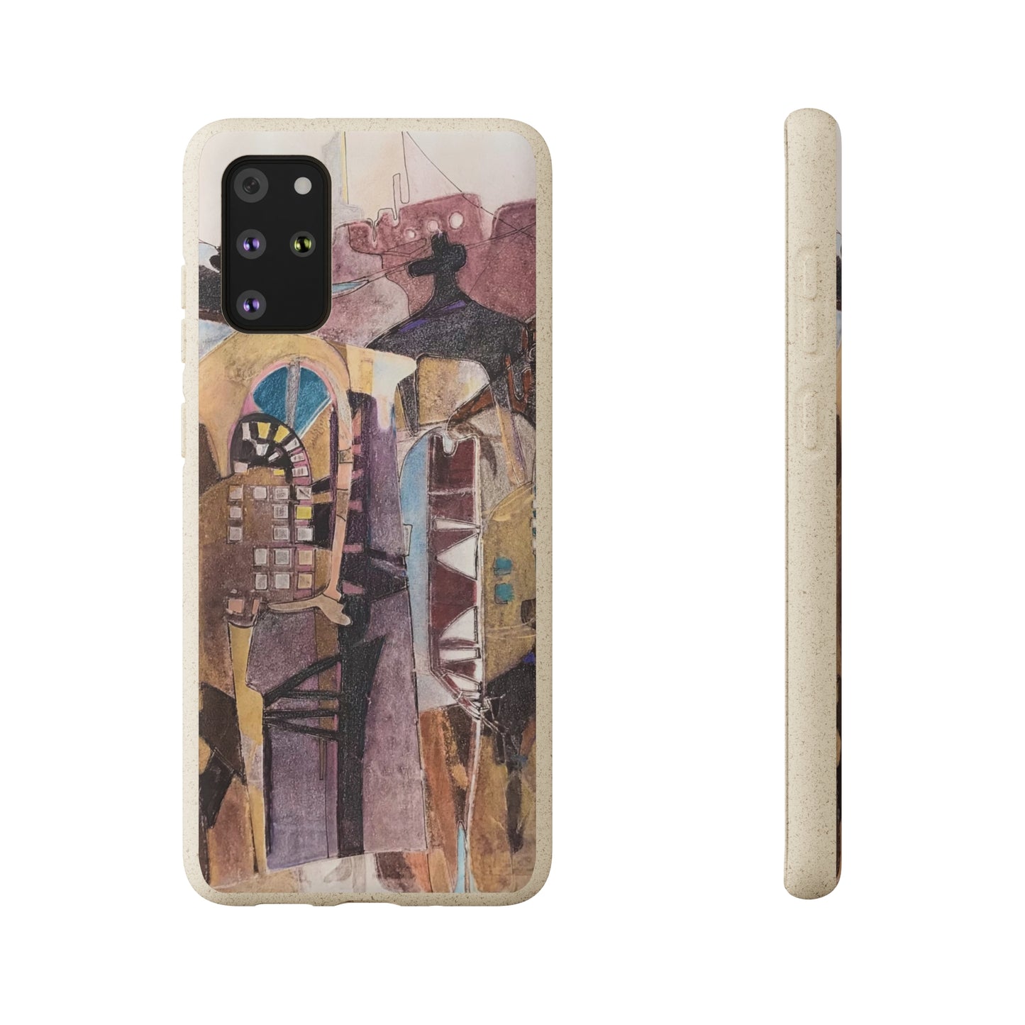 Biodegradable Phone Case with 'San Francisco De Asis' Abstract Original Artwork by Barbara Cleary