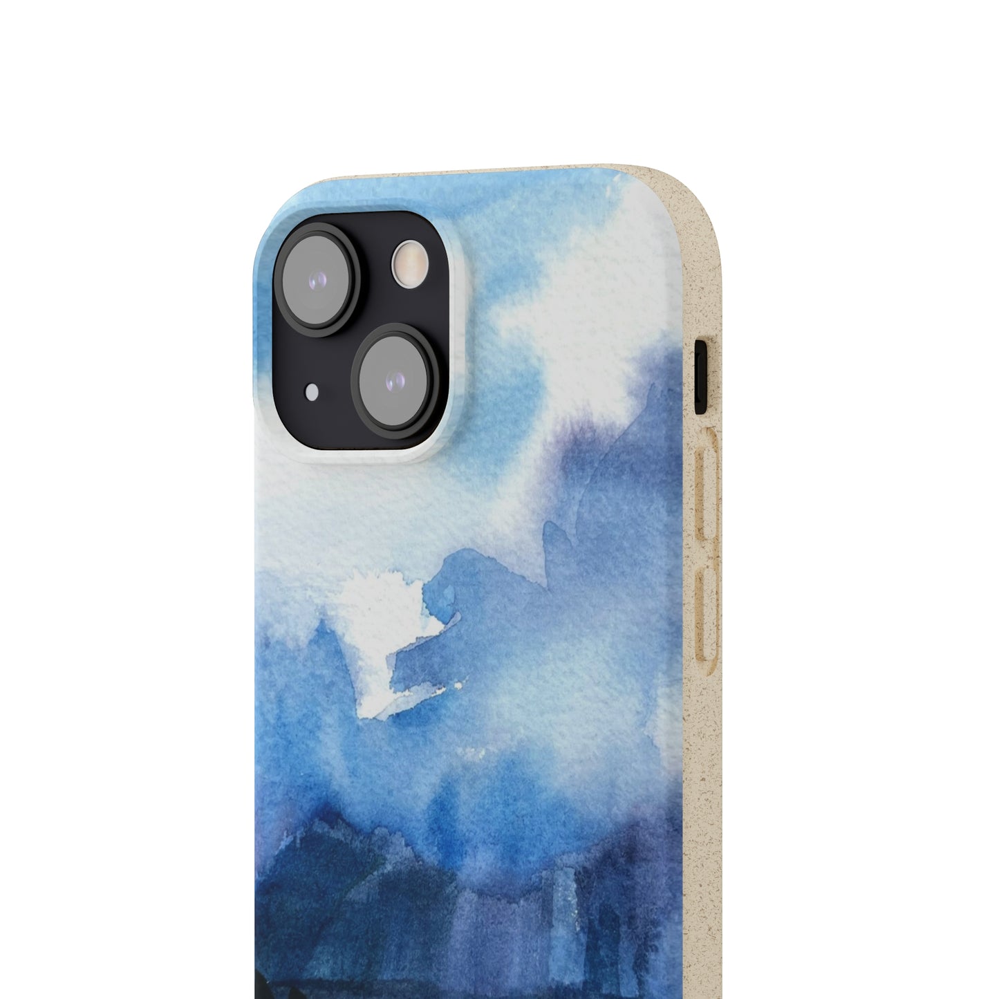 Biodegradable Phone Case with 'Tranquil Mountain View 4' Landscape Original Artwork by Barbara Cleary