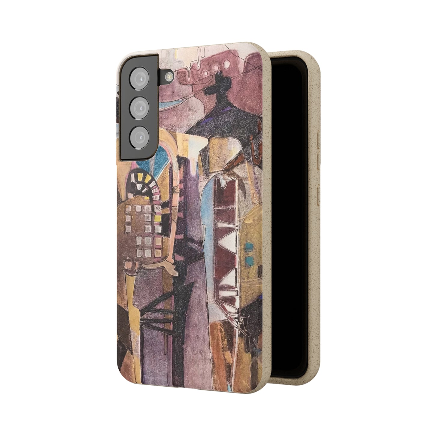 Biodegradable Phone Case with 'San Francisco De Asis' Abstract Original Artwork by Barbara Cleary