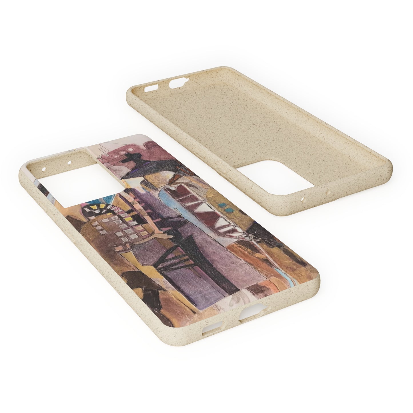 Biodegradable Phone Case with 'San Francisco De Asis' Abstract Original Artwork by Barbara Cleary