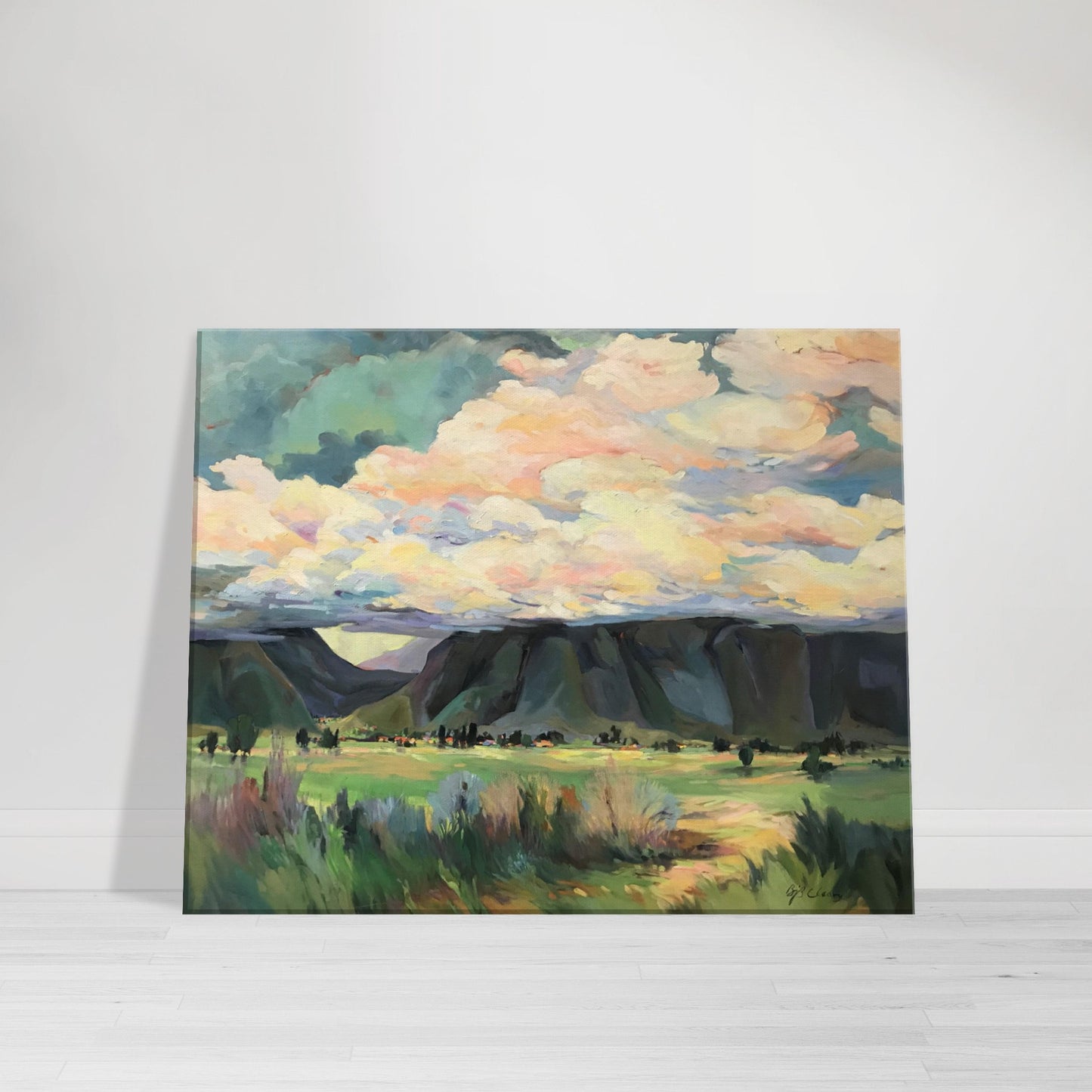 "Sky Valley Road" Art Print 16x20 inch on Canvas Barbara Cleary Designs