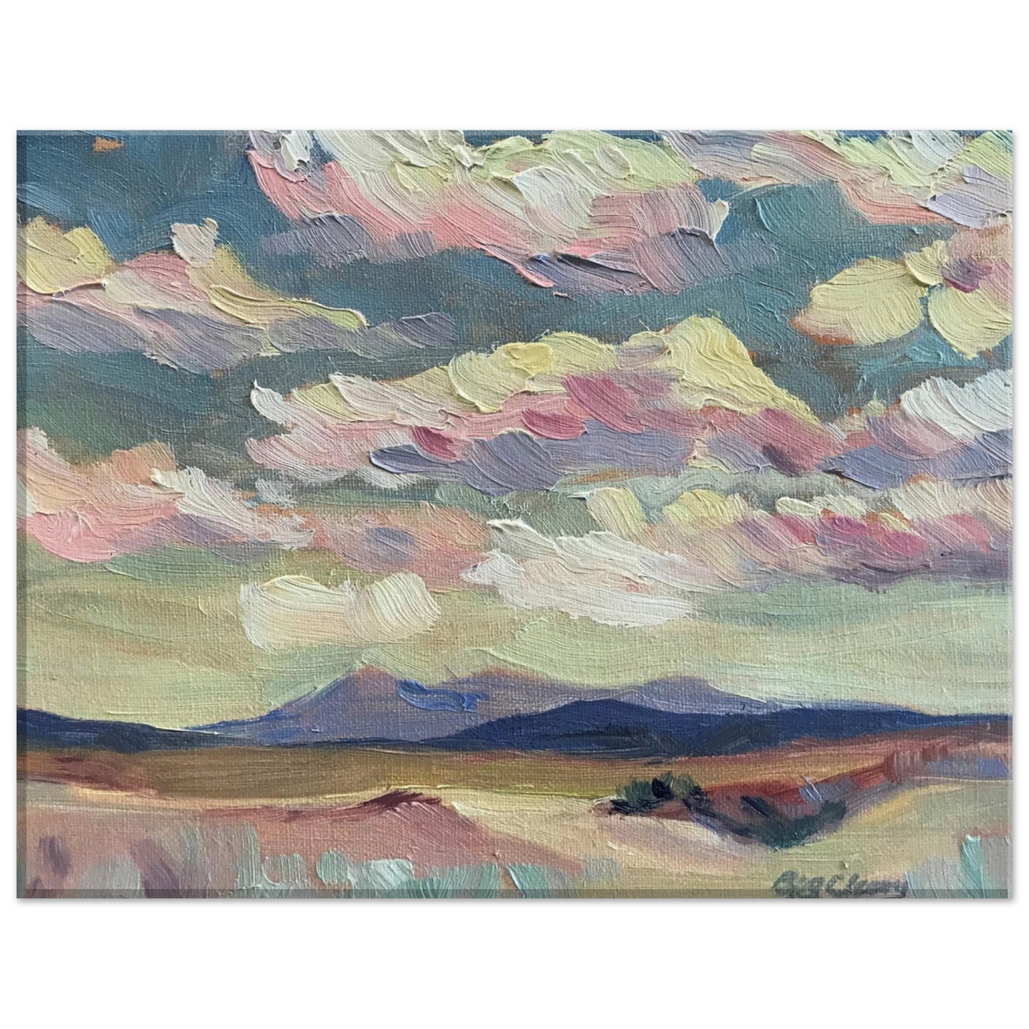 'Rio Chama' Southwestern Landscape I 8x12, 11x14, or 12x18 inch Canvas Art Print I Original Artwork by American Artist Barbara Cleary I F66