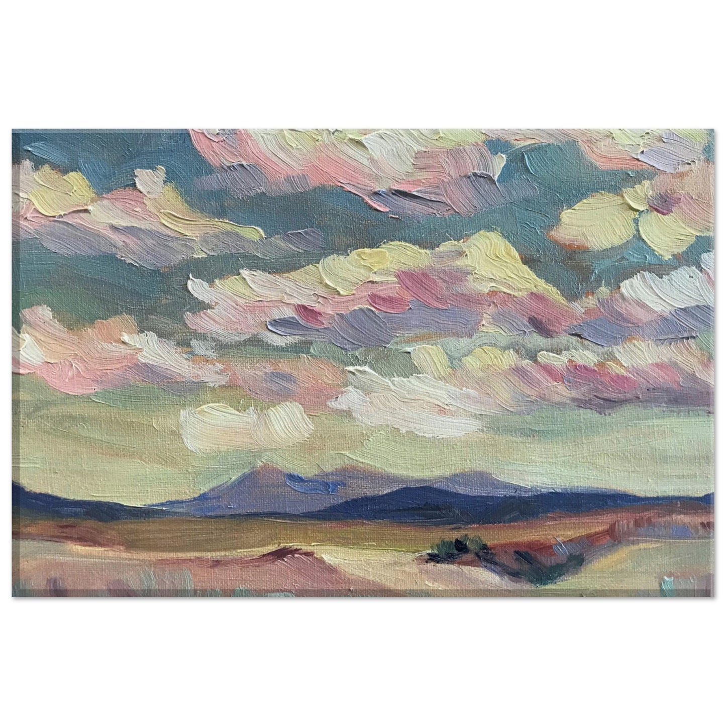 'Rio Chama' Southwestern Landscape I 8x12, 11x14, or 12x18 inch Canvas Art Print I Original Artwork by American Artist Barbara Cleary I F66