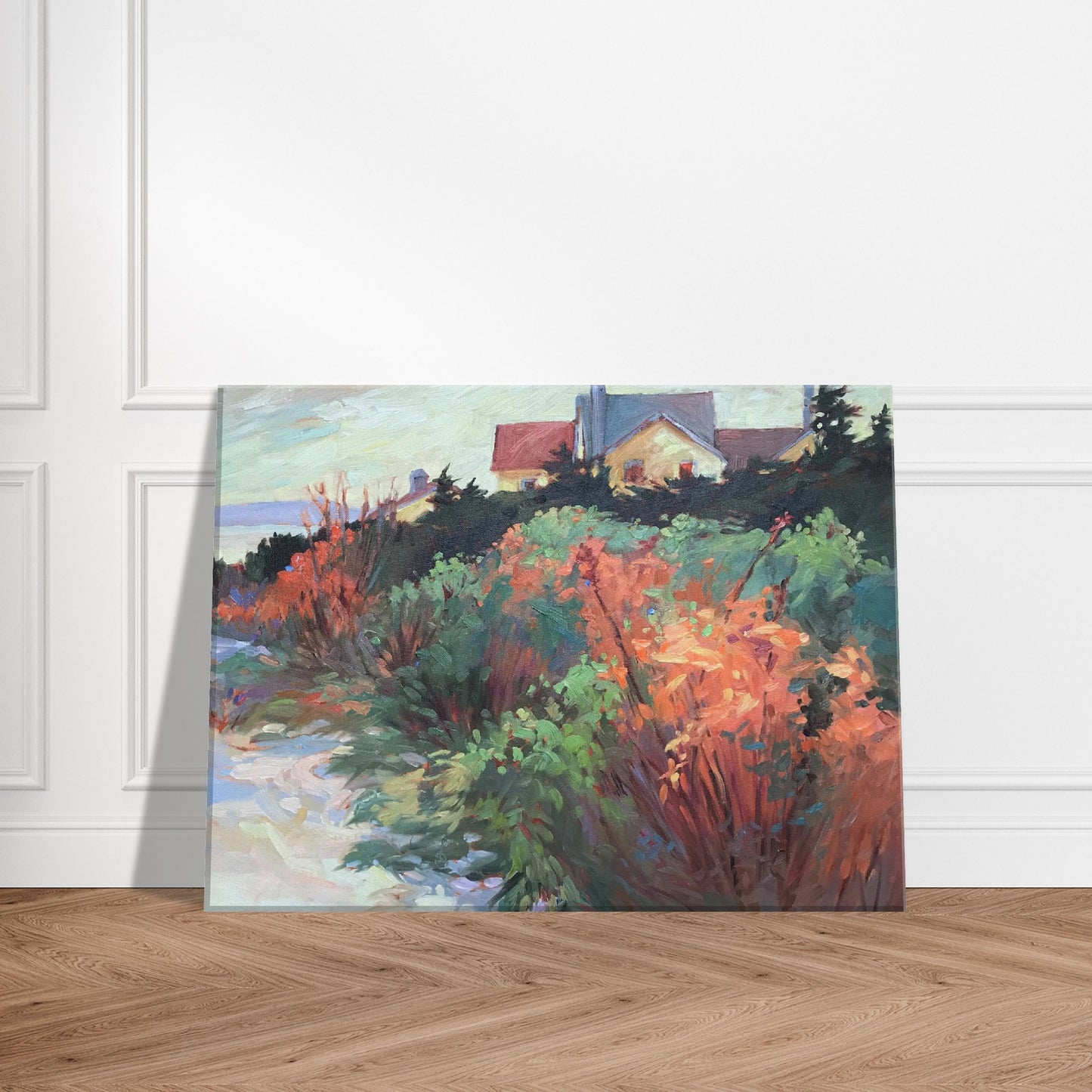 'Crest View' Still Life I 12x16 Canvas Coastal Art Print I Original Artwork by American Artist Barbara Cleary