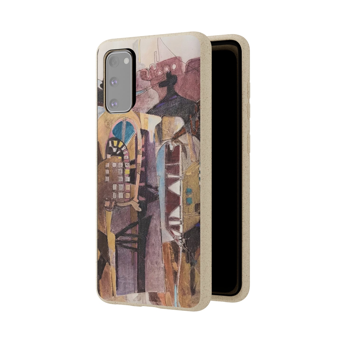 Biodegradable Phone Case with 'San Francisco De Asis' Abstract Original Artwork by Barbara Cleary