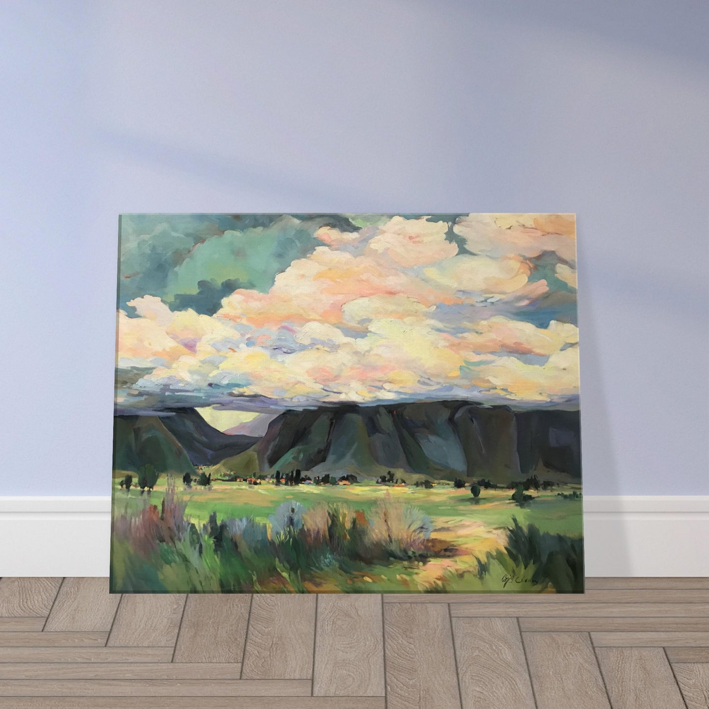"Sky Valley Road" Art Print 16x20 inch on Canvas Barbara Cleary Designs