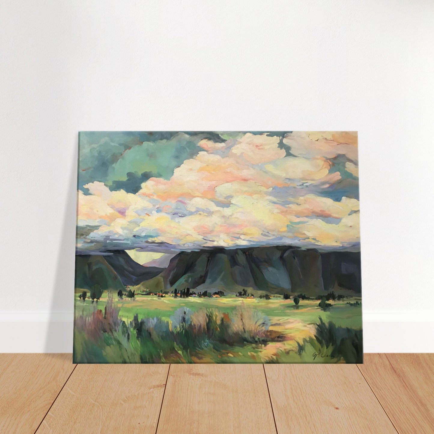 "Sky Valley Road" Art Print 16x20 inch on Canvas Barbara Cleary Designs