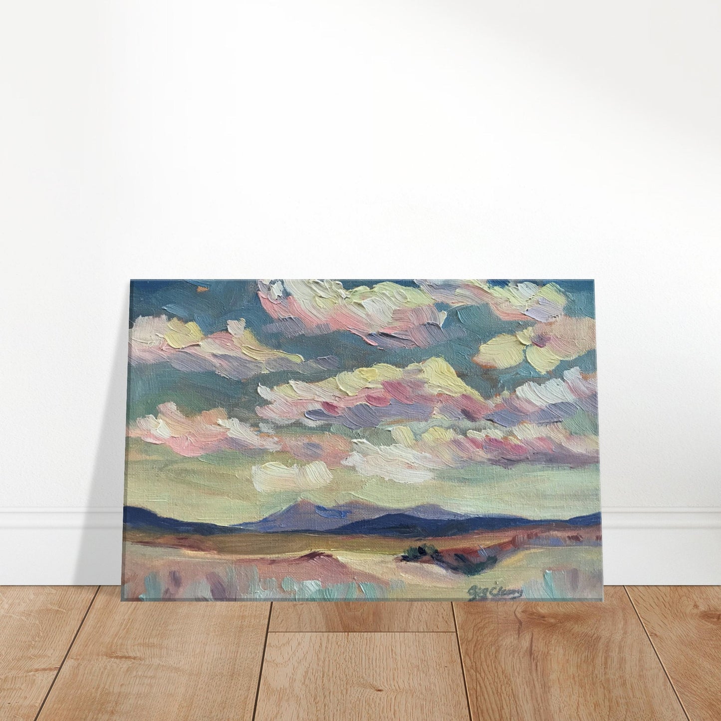 'Rio Chama' Southwestern Landscape I 8x12, 11x14, or 12x18 inch Canvas Art Print I Original Artwork by American Artist Barbara Cleary I F66