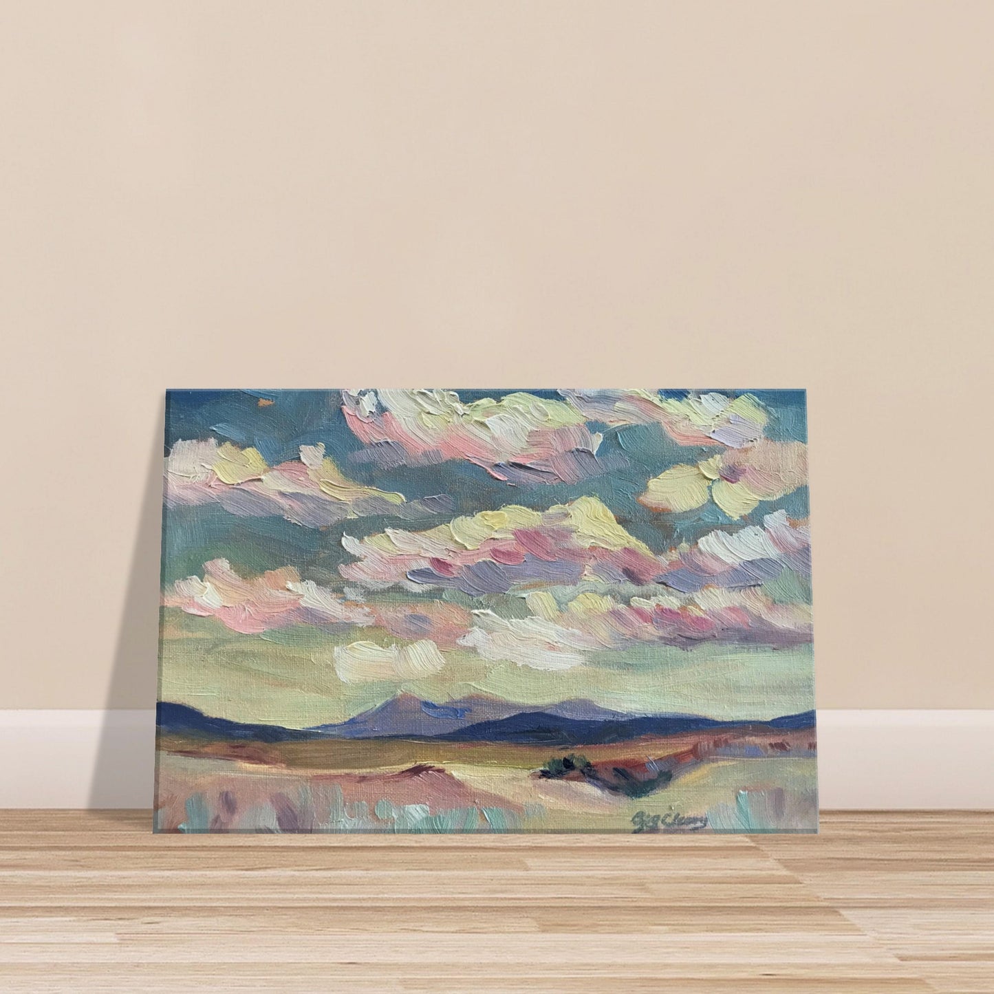 'Rio Chama' Southwestern Landscape I 8x12, 11x14, or 12x18 inch Canvas Art Print I Original Artwork by American Artist Barbara Cleary I F66