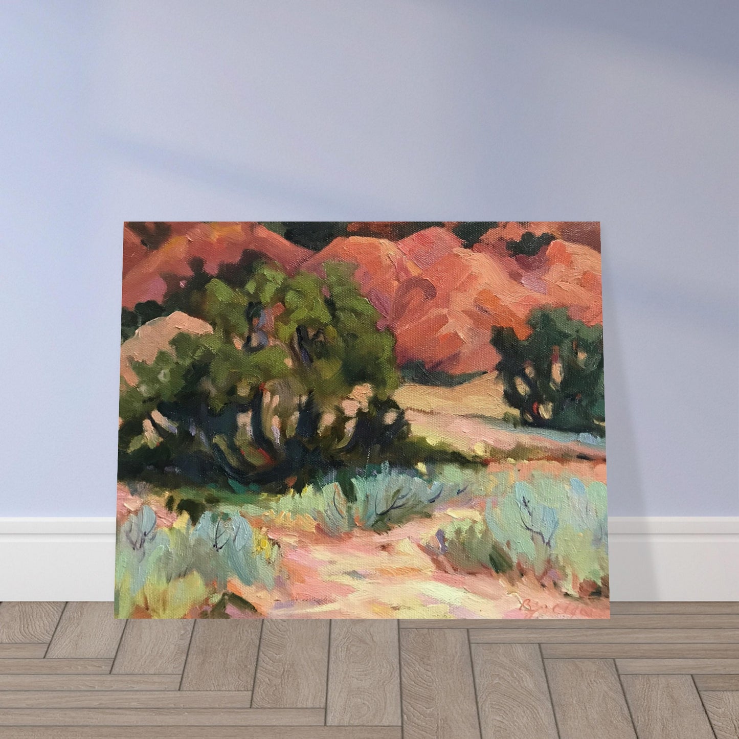 "Mesa at Ghost Ranch" 16x20 Museum-Quality Matte Paper Poster by Barbara Cleary Designs