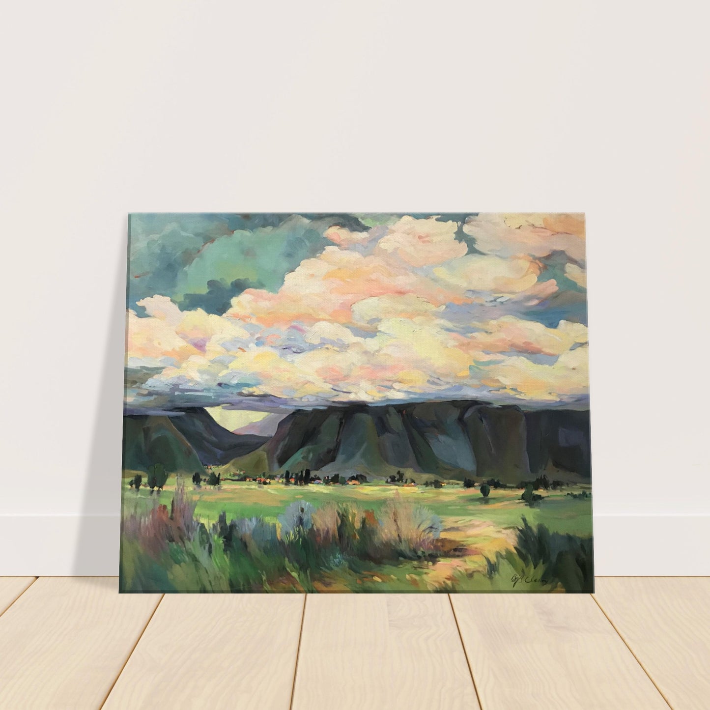 "Sky Valley Road" Art Print 16x20 inch on Canvas Barbara Cleary Designs