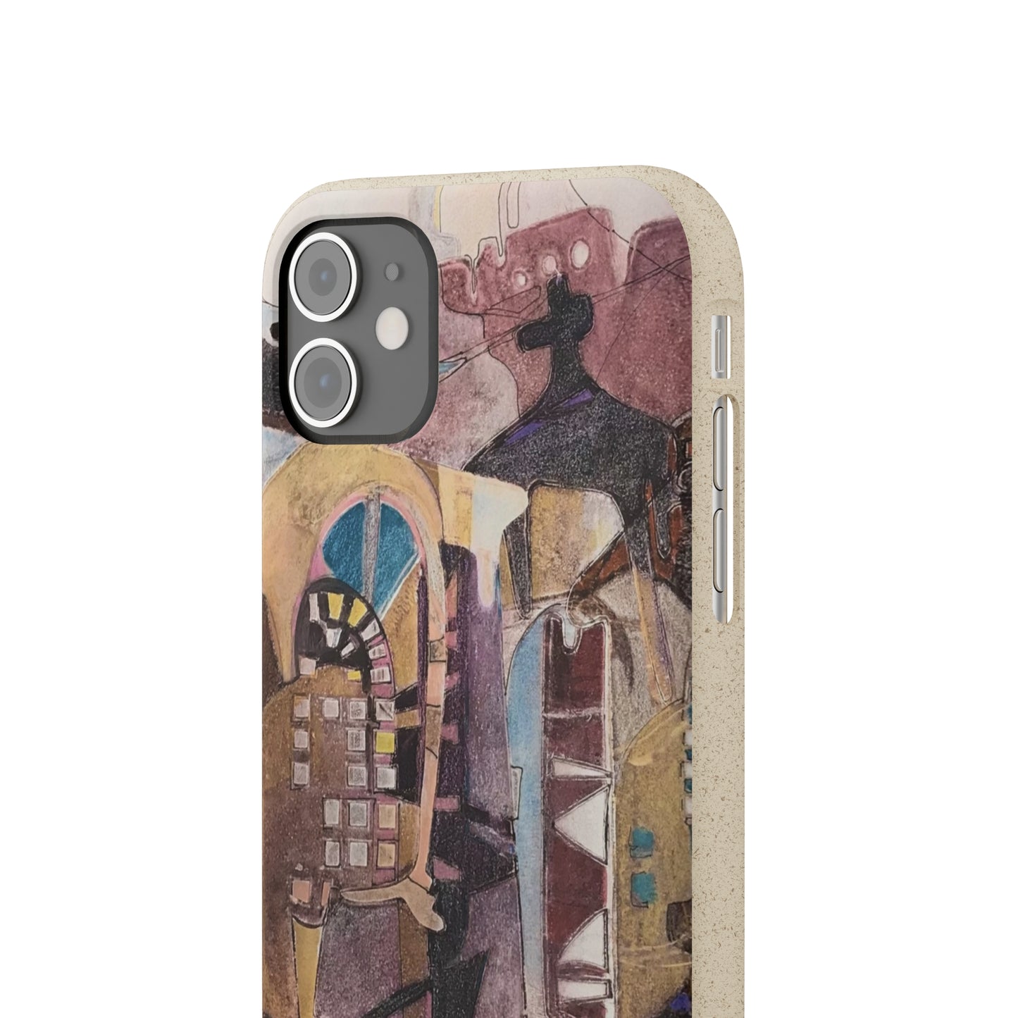 Biodegradable Phone Case with 'San Francisco De Asis' Abstract Original Artwork by Barbara Cleary