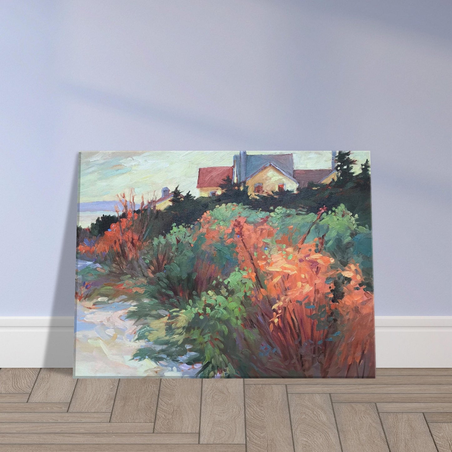 'Crest View' Still Life I 12x16 Canvas Coastal Art Print I Original Artwork by American Artist Barbara Cleary