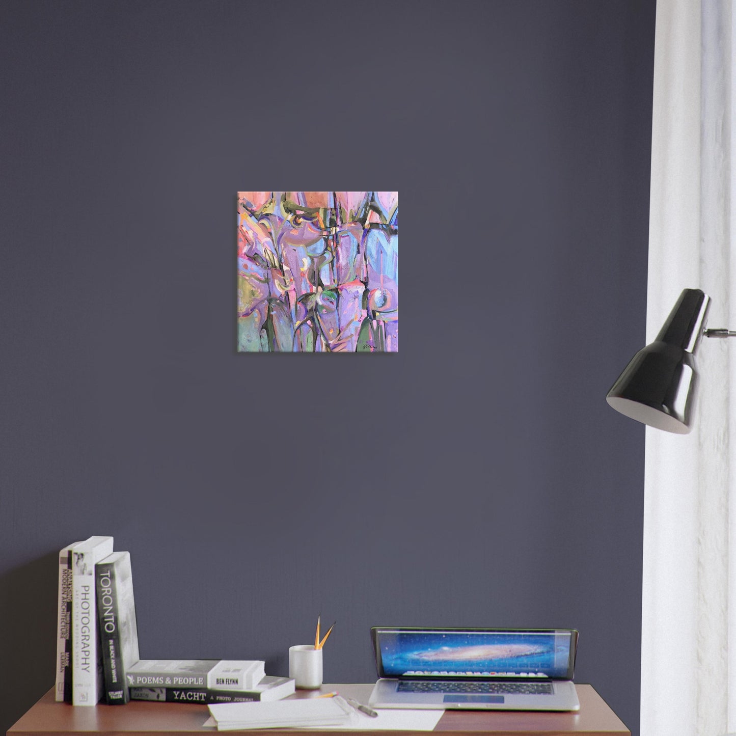 ‘Passage' Abstract I 16x16 inch Art Print on Canvas I Original Artwork by American Artist Barbara Cleary