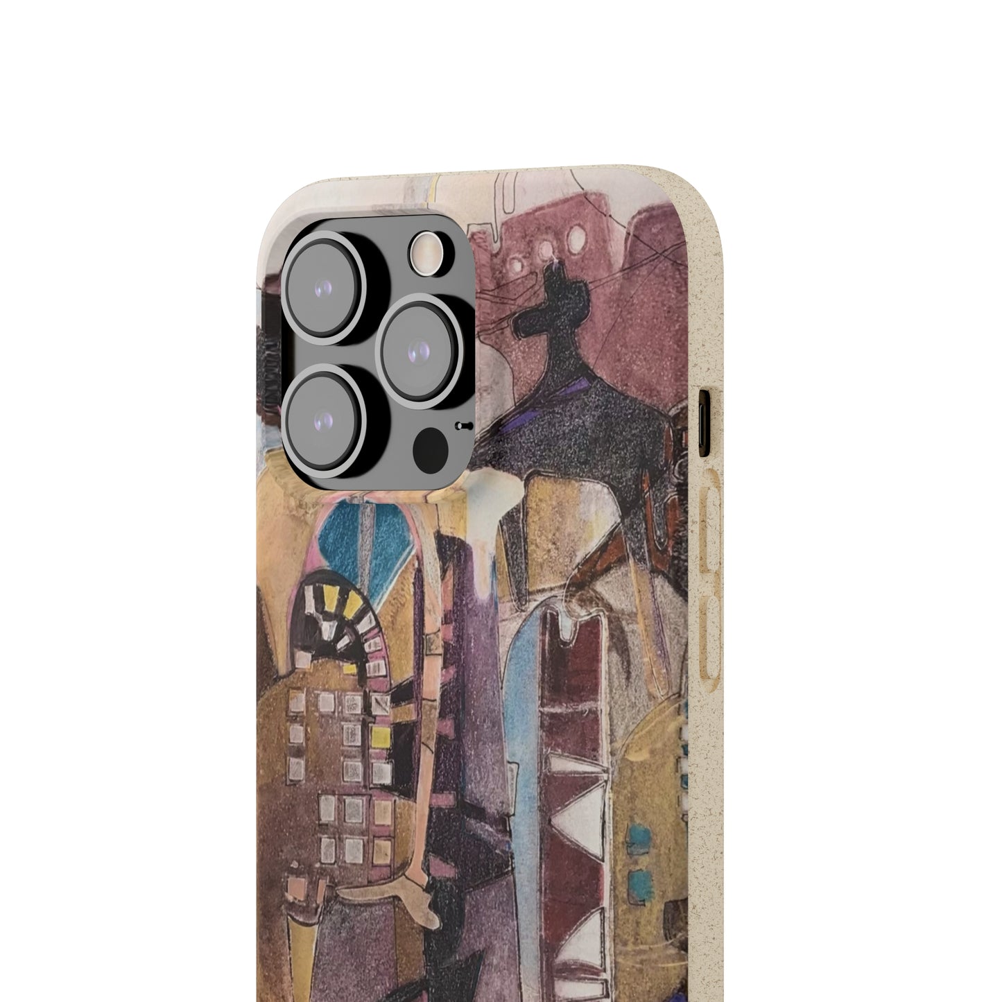Biodegradable Phone Case with 'San Francisco De Asis' Abstract Original Artwork by Barbara Cleary