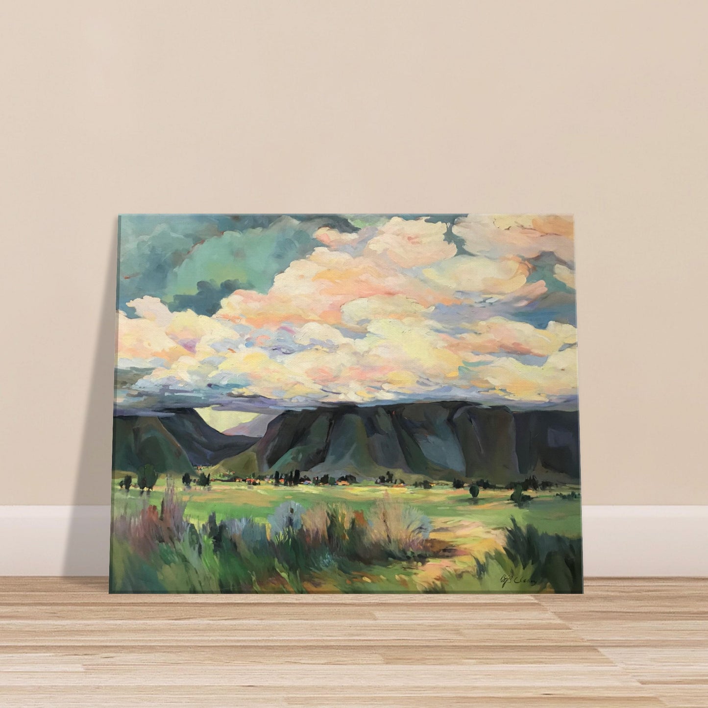 "Sky Valley Road" Art Print 16x20 inch on Canvas Barbara Cleary Designs