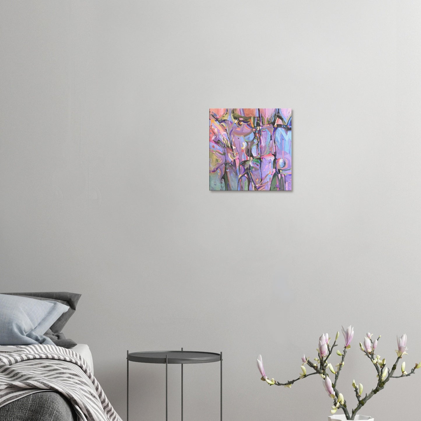 ‘Passage' Abstract I 16x16 inch Art Print on Canvas I Original Artwork by American Artist Barbara Cleary