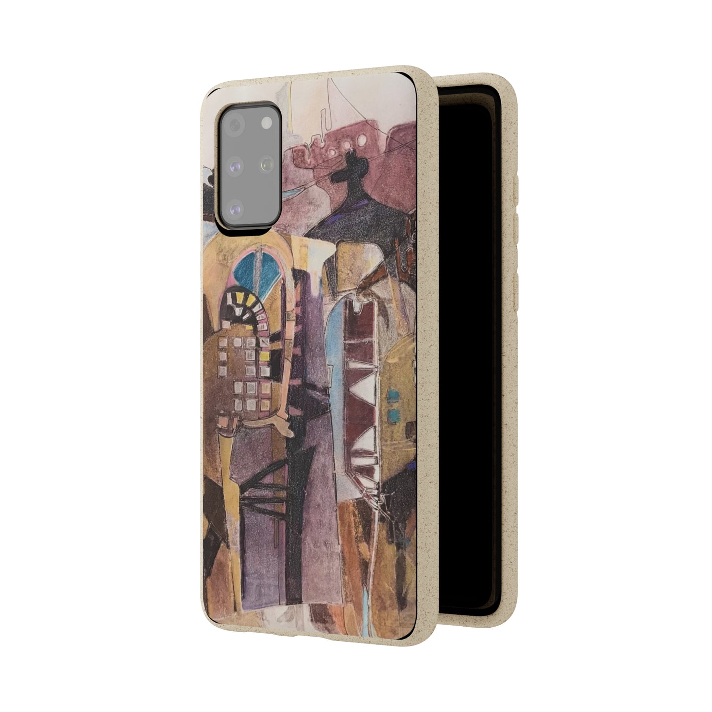 Biodegradable Phone Case with 'San Francisco De Asis' Abstract Original Artwork by Barbara Cleary