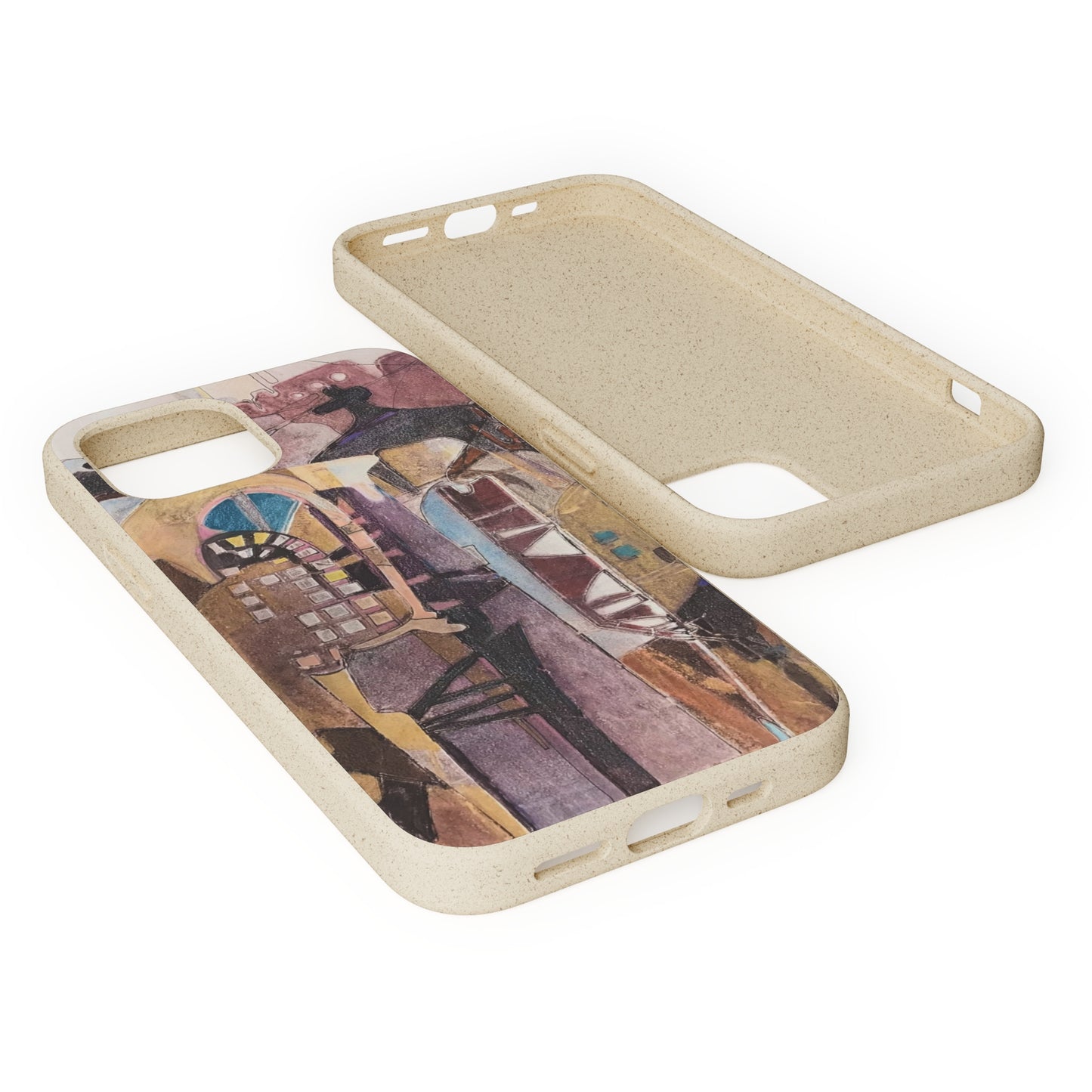 Biodegradable Phone Case with 'San Francisco De Asis' Abstract Original Artwork by Barbara Cleary