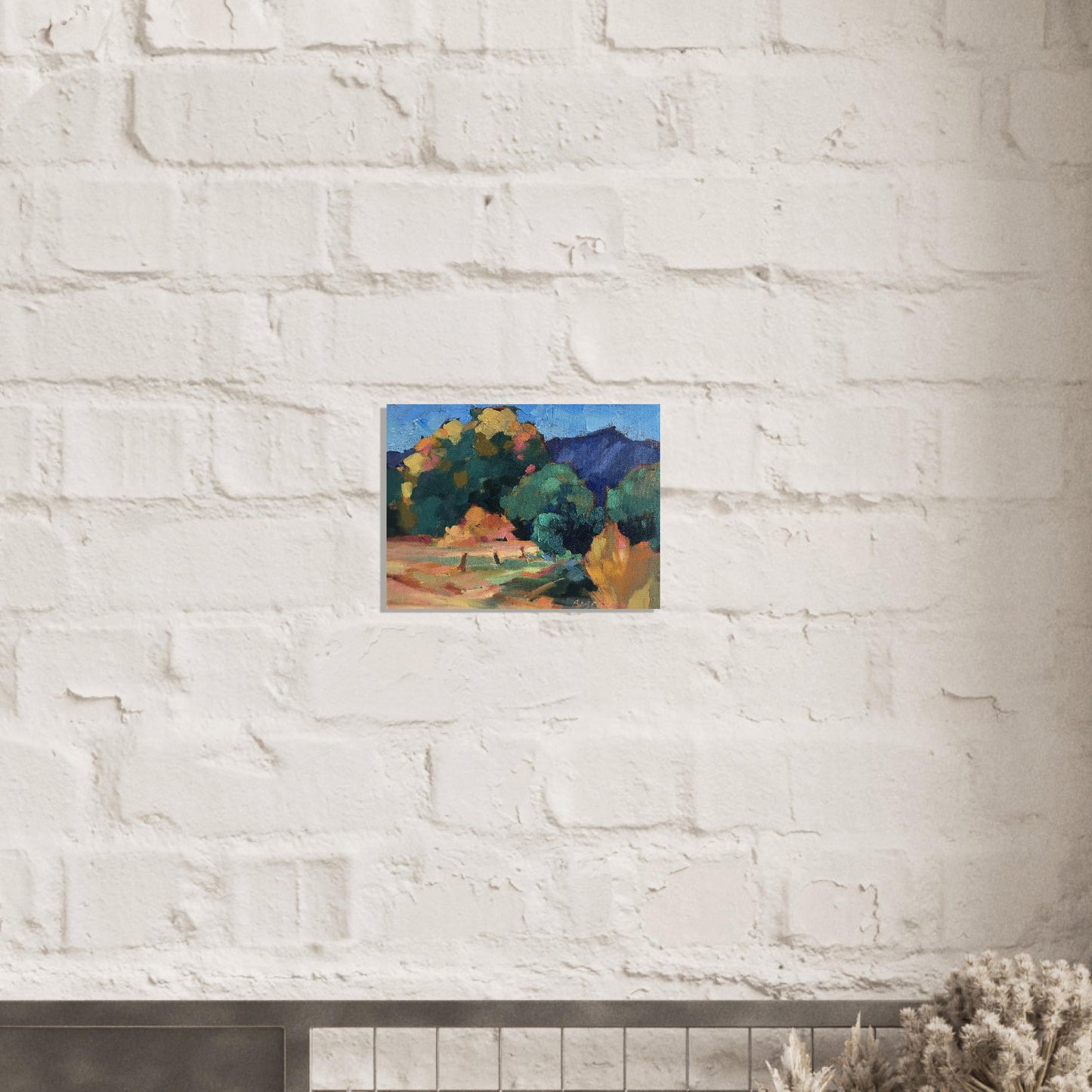 ‘New Mexico Meadow’ Southwestern Landscape | 12x16 Museum Quality Matte Poster | Original Artwork by American Artist Barbara Cleary