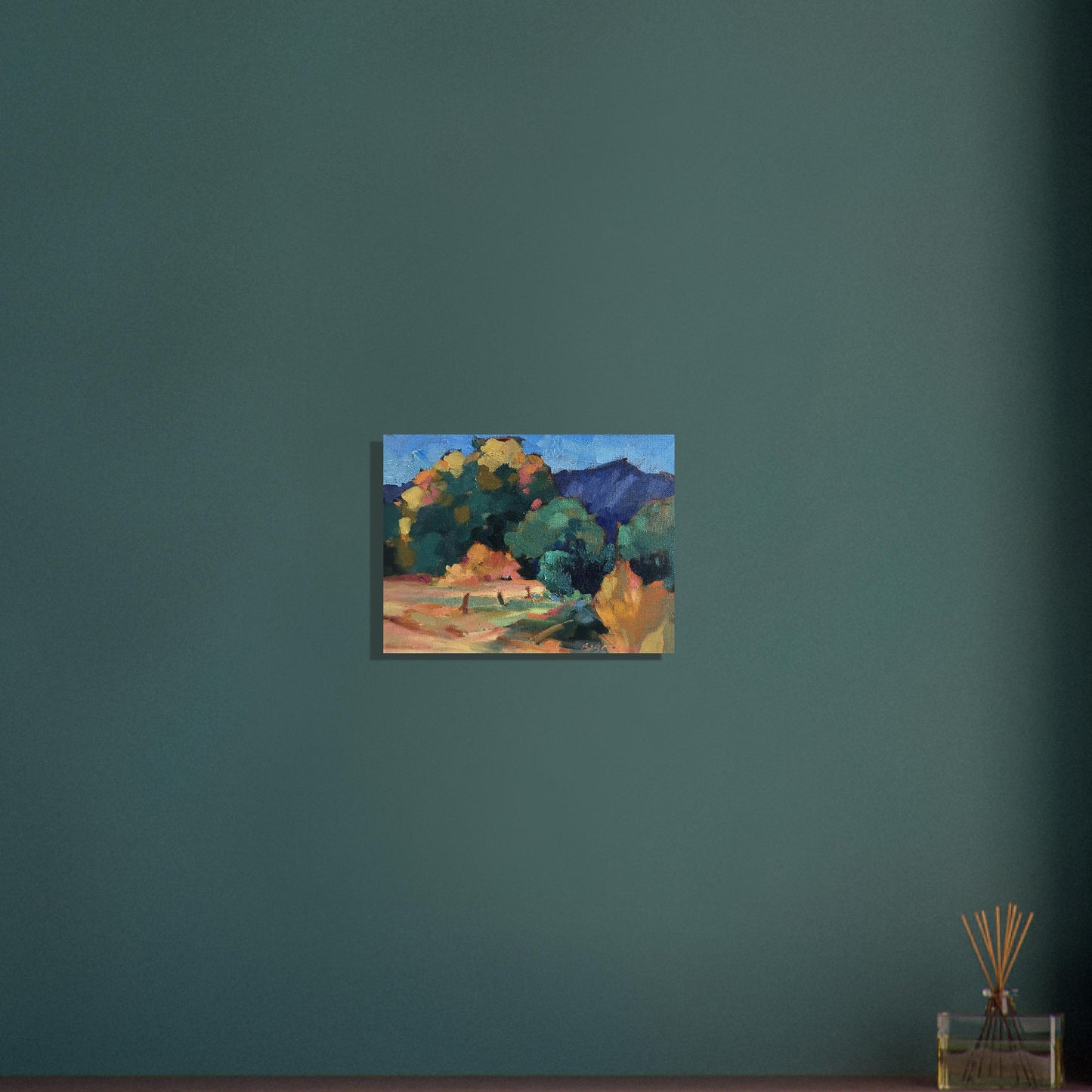 ‘New Mexico Meadow’ Southwestern Landscape | 12x16 Museum Quality Matte Poster | Original Artwork by American Artist Barbara Cleary