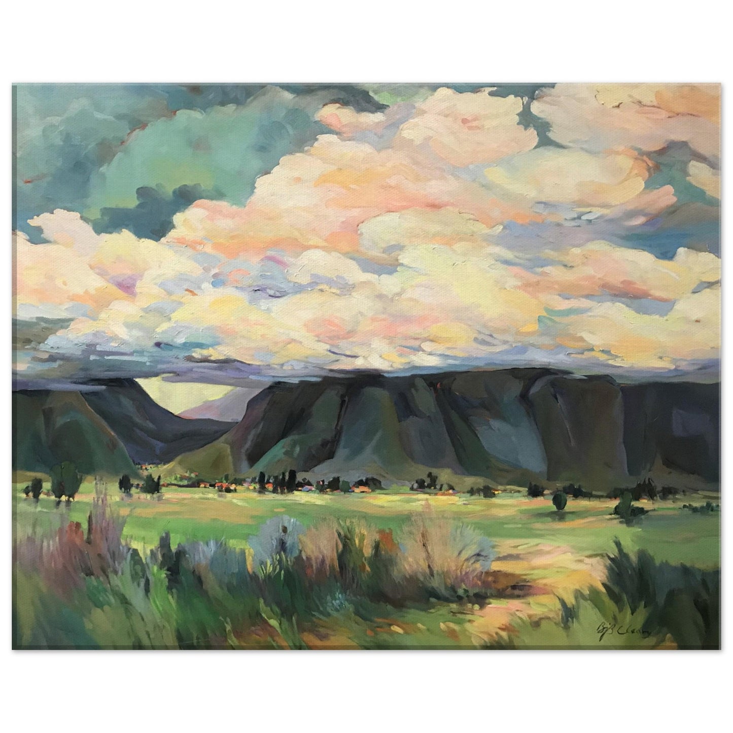 "Sky Valley Road" Art Print 16x20 inch on Canvas Barbara Cleary Designs