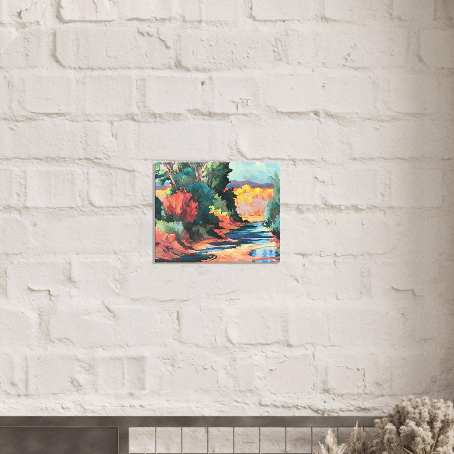 "Rio Pueblo" 16x20 inch Print on Canvas by Barbara Cleary Designs