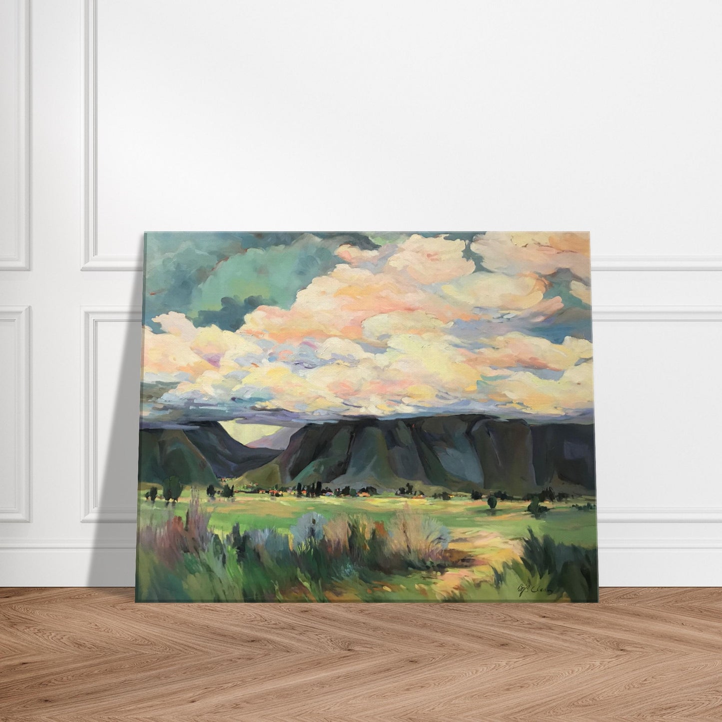 "Sky Valley Road" Art Print 16x20 inch on Canvas Barbara Cleary Designs