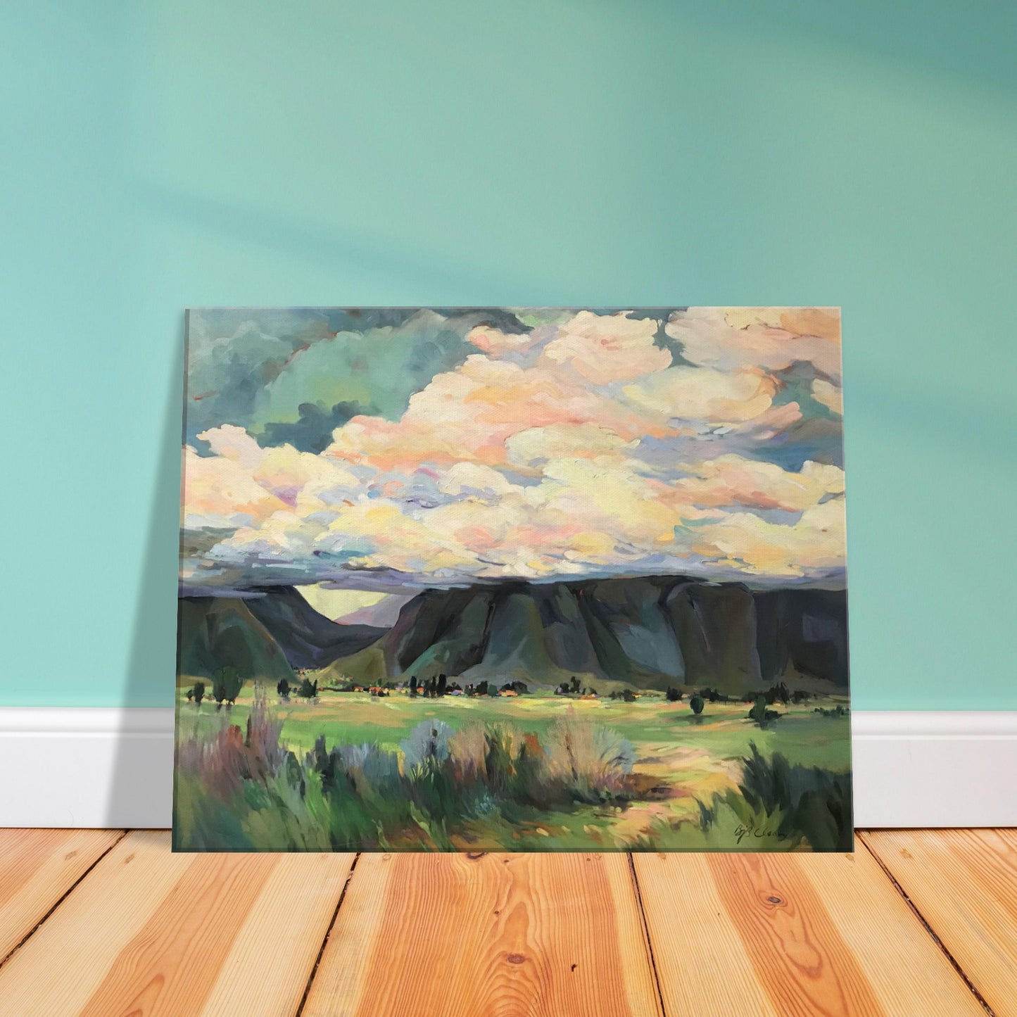"Sky Valley Road" Art Print 16x20 inch on Canvas Barbara Cleary Designs