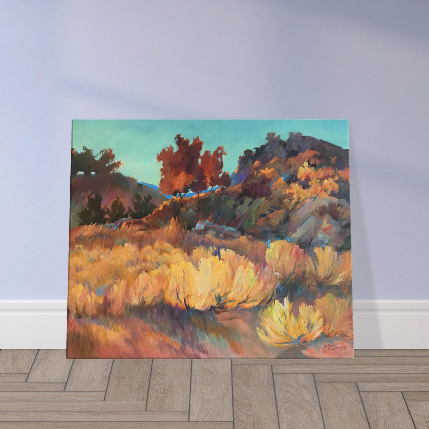 "Rock Ridge" Art Print 20x24 inch on Canvas Barbara Cleary Designs