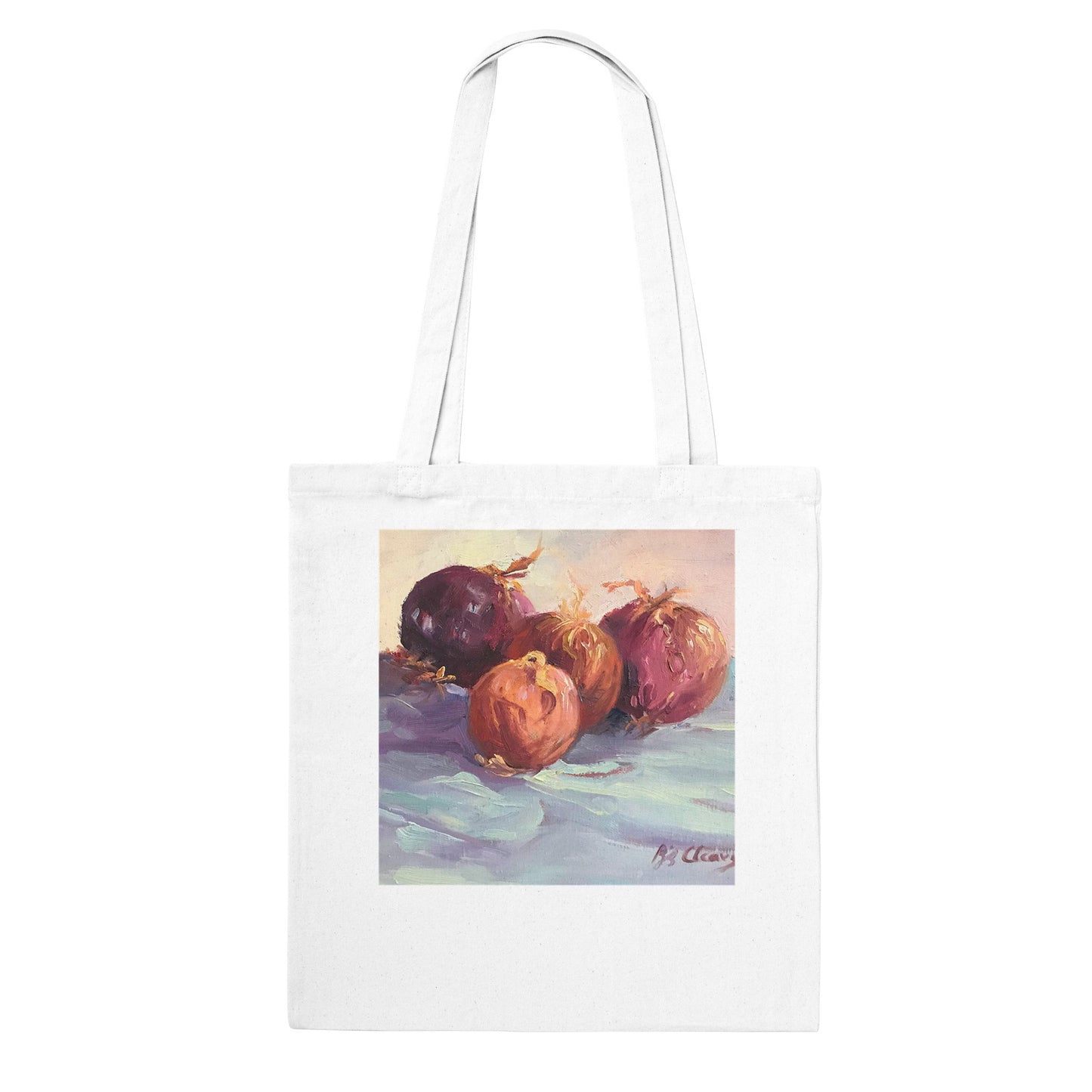 "Red Onions" Classic Tote Bag by Barbara Cleary Designs