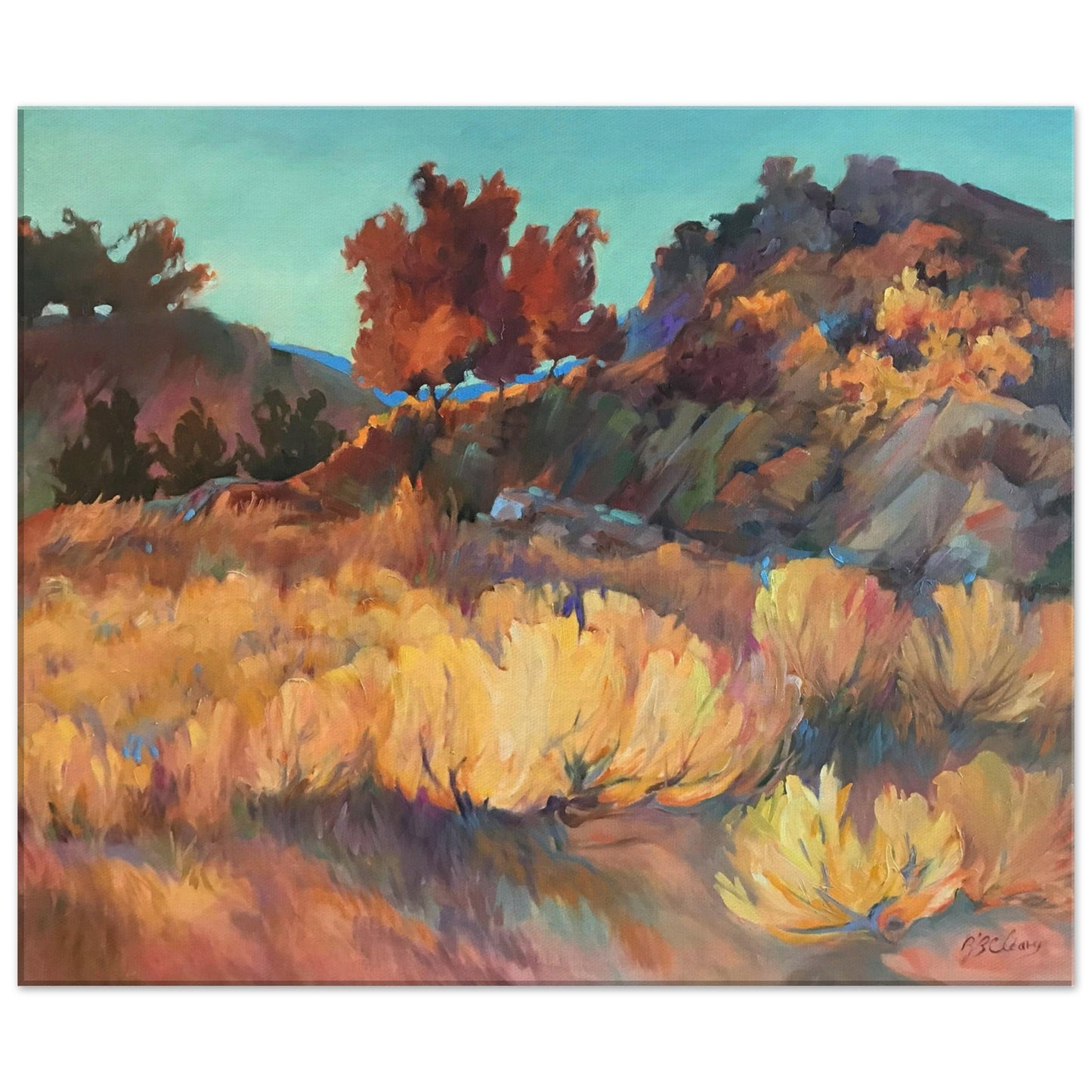 "Rock Ridge" Art Print 20x24 inch on Canvas Barbara Cleary Designs