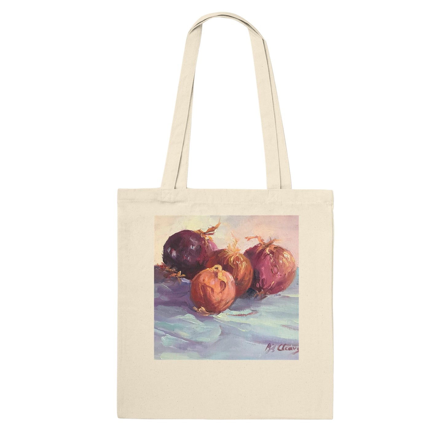 "Red Onions" Classic Tote Bag by Barbara Cleary Designs