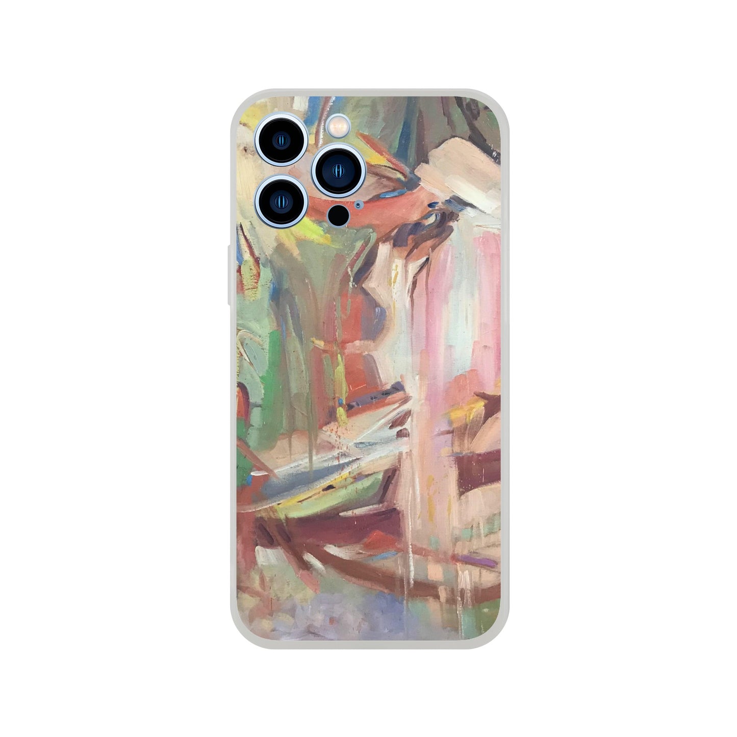 "All Seasons" Abstract Flexi Phone Case for Iphone or Samsung by Barbara Cleary Designs