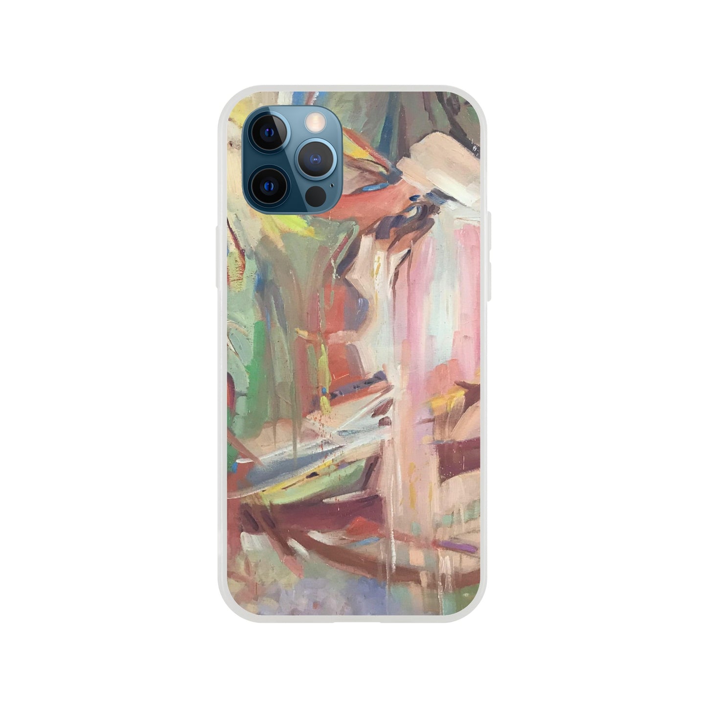 "All Seasons" Abstract Flexi Phone Case for Iphone or Samsung by Barbara Cleary Designs