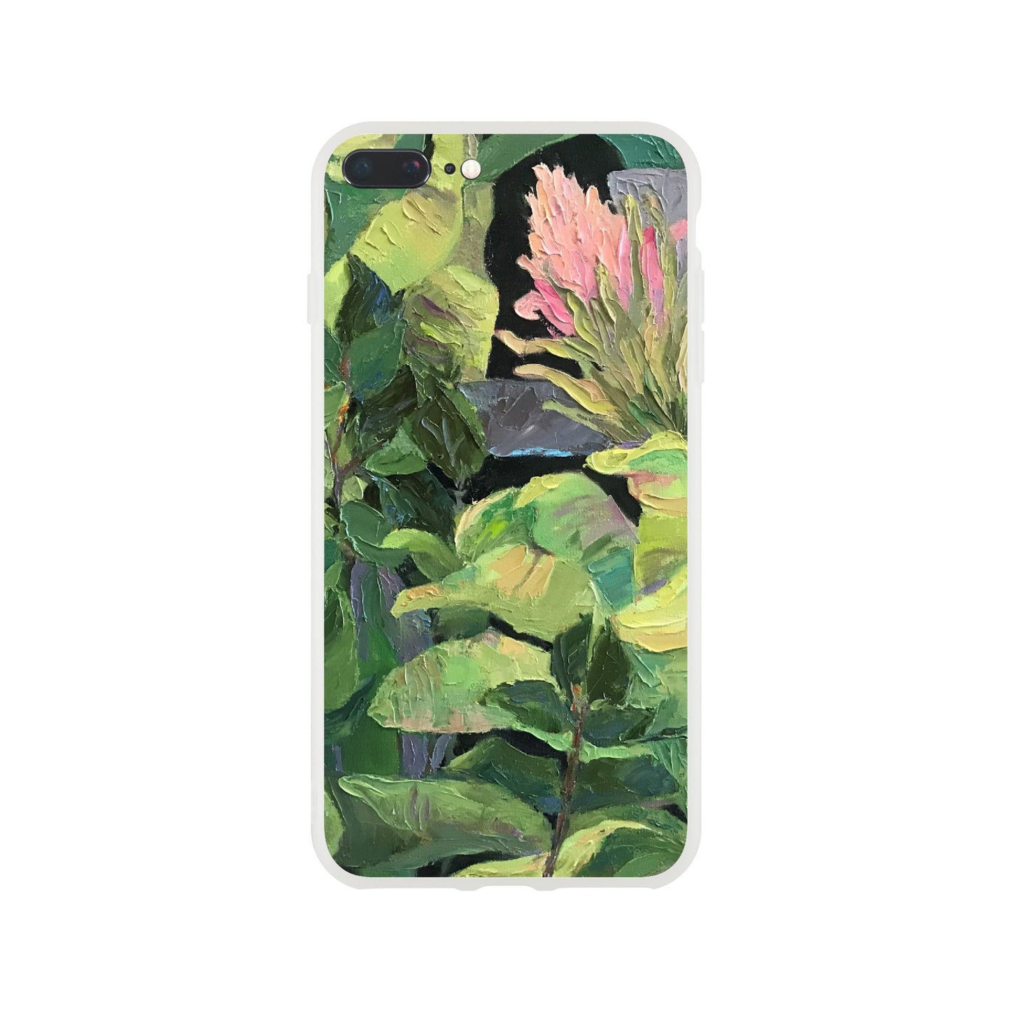 "Bromeliad" Flexi Phone Case for Iphone or Samsung by Barbara Cleary Designs