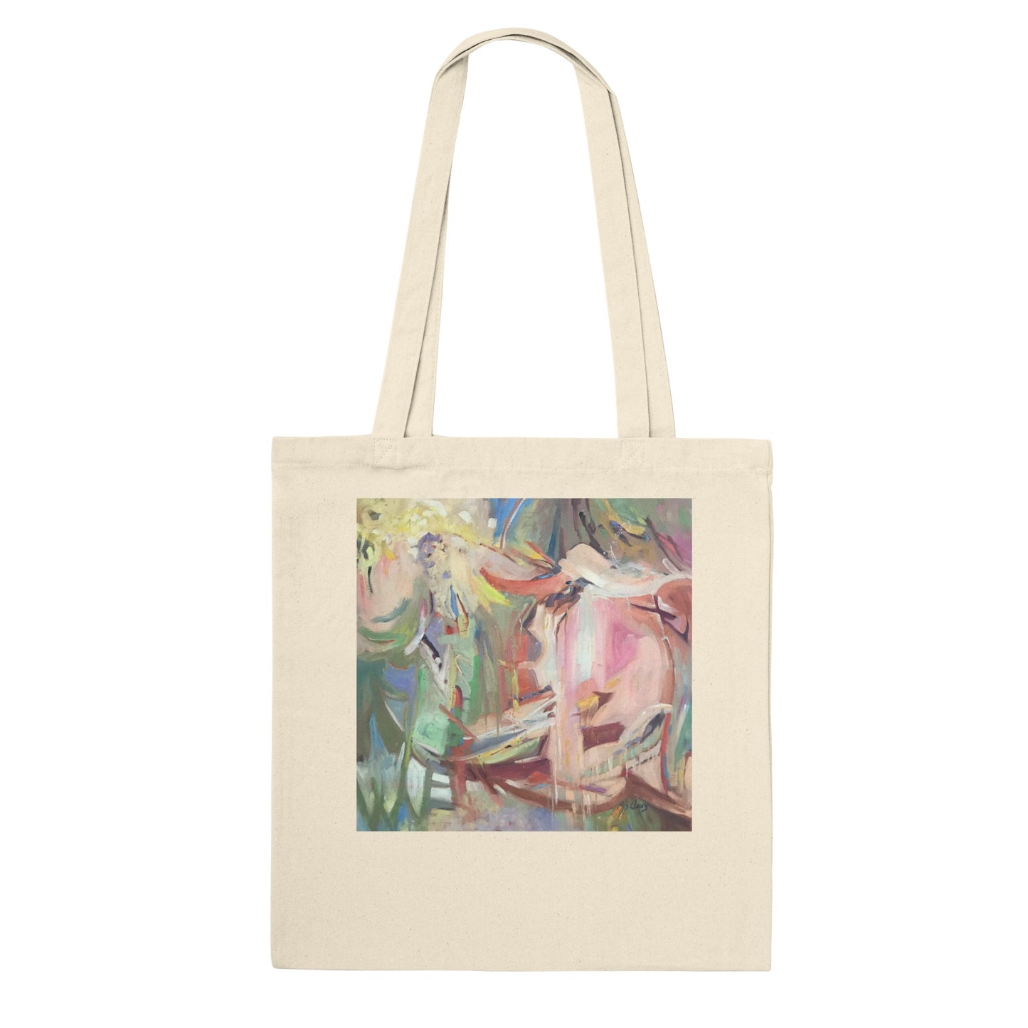 "All Seasons" Abstract Classic Tote Bag by Barbara Cleary Designs